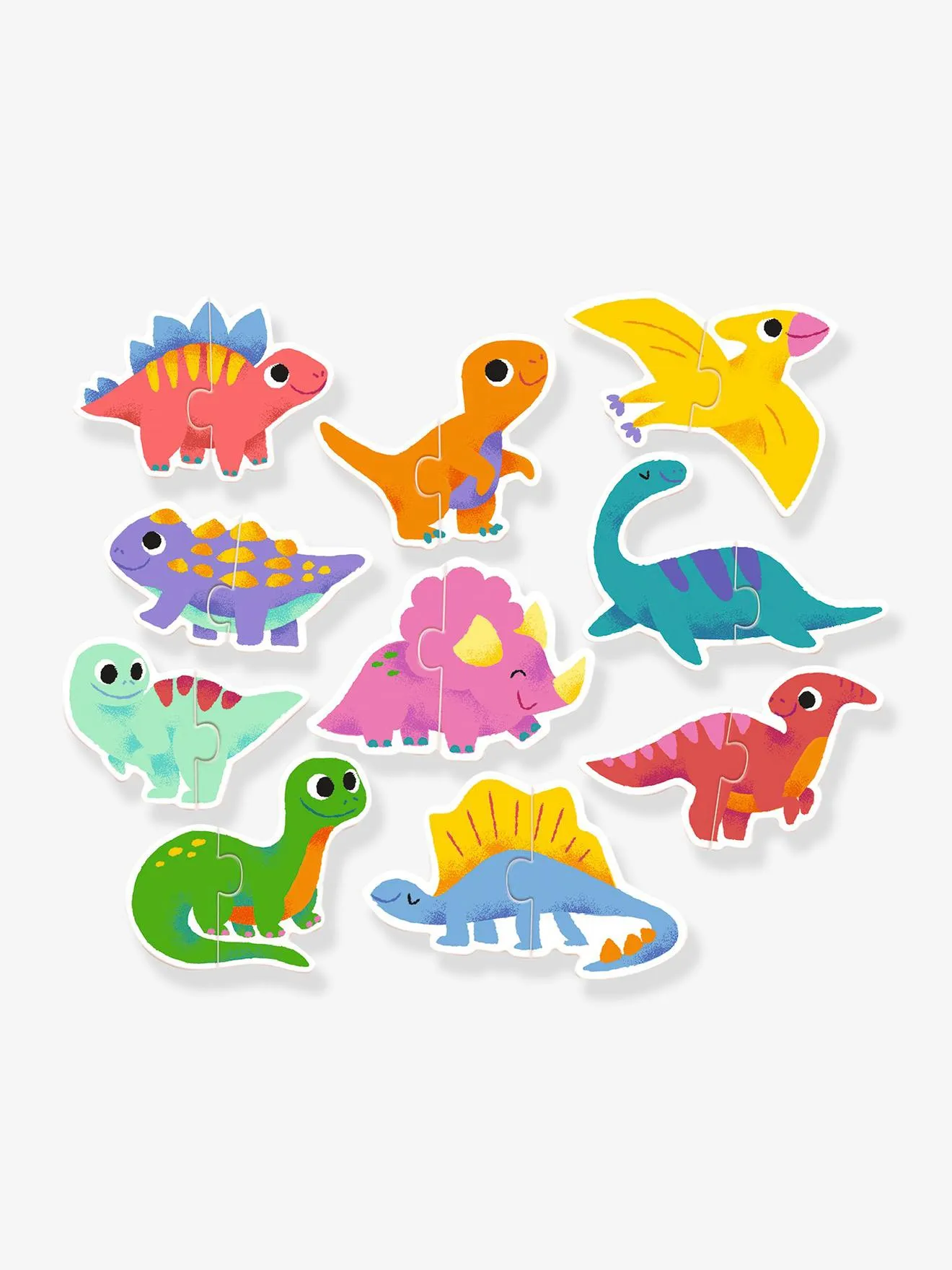 PUZZLE DINOSAURIOS DúO  DJECO