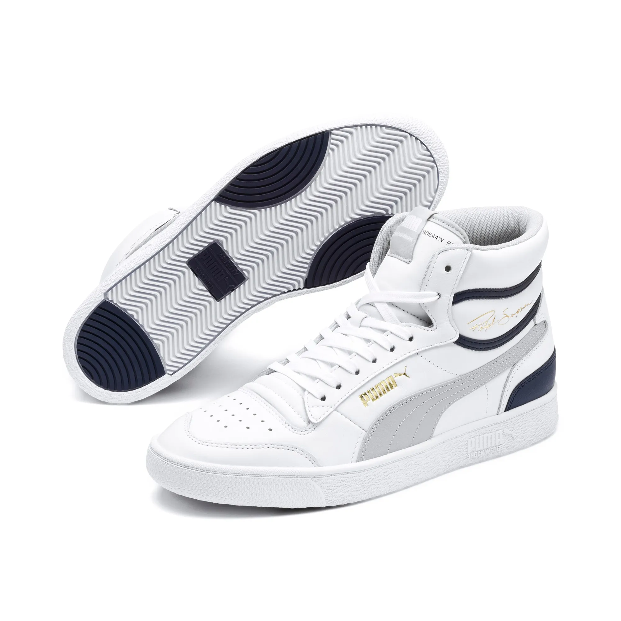 RALPH SAMPSON MID. P WHITEGRAY VIOLETPEACOAT