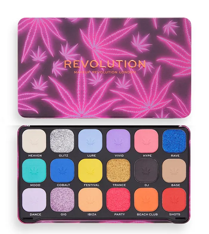 REVOLUTION  *GOOD VIBES*  PALETA DE SOMBRAS FOREVER FLAWLESS  HYPE