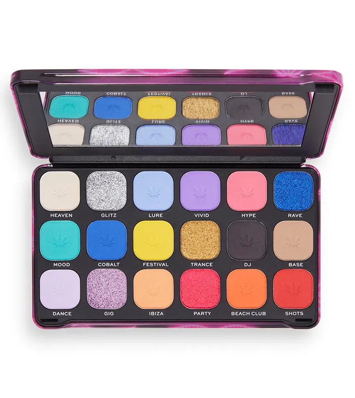 REVOLUTION  *GOOD VIBES*  PALETA DE SOMBRAS FOREVER FLAWLESS  HYPE