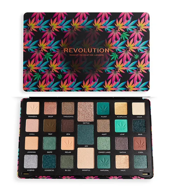 REVOLUTION  *GOOD VIBES*  PALETA DE SOMBRAS FOREVER LIMITLESS  EXTRA CHILLED