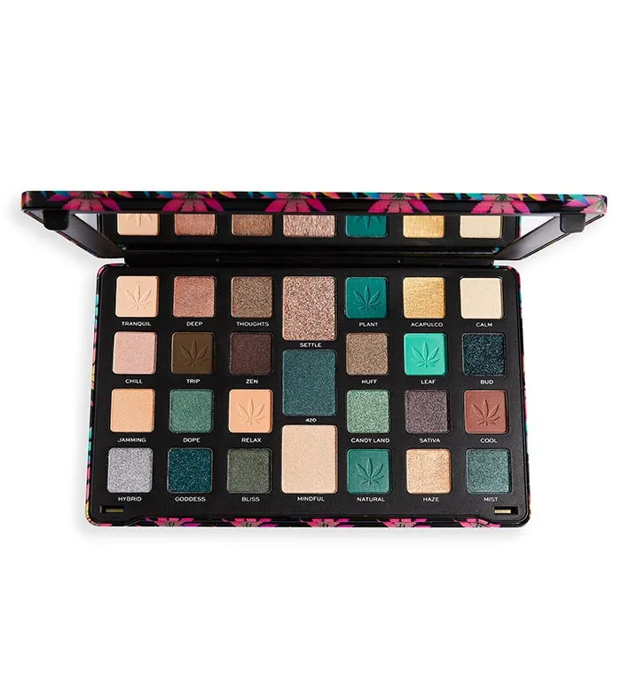 REVOLUTION  *GOOD VIBES*  PALETA DE SOMBRAS FOREVER LIMITLESS  EXTRA CHILLED