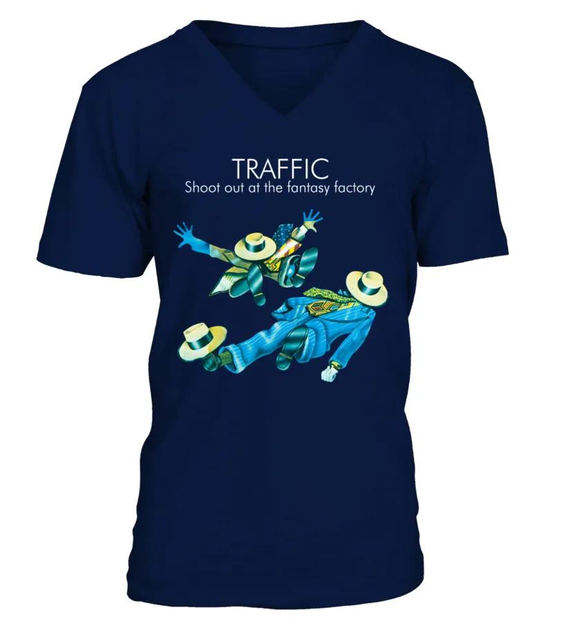RK70S921NV. TRAFFIC  SHOOT OUT AT THE FANTASY FACTORY CAMISETA CUELLO EN V UNISEX