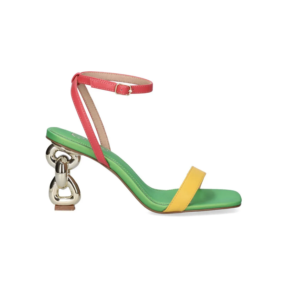 SANDALIA TACÓN EXÉ DOLLY837 GREEN