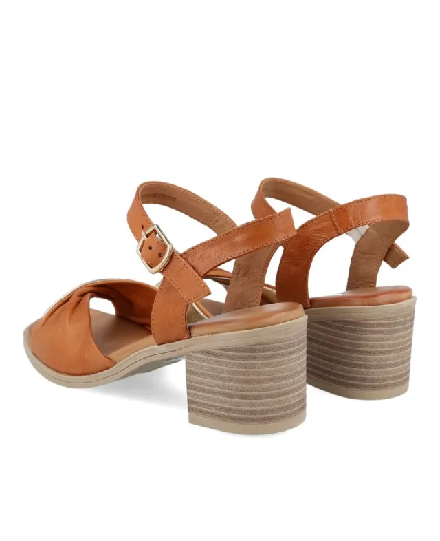 SANDALIAS DE PIEL MULTI TONO W&F DOUBLEFACE 21501