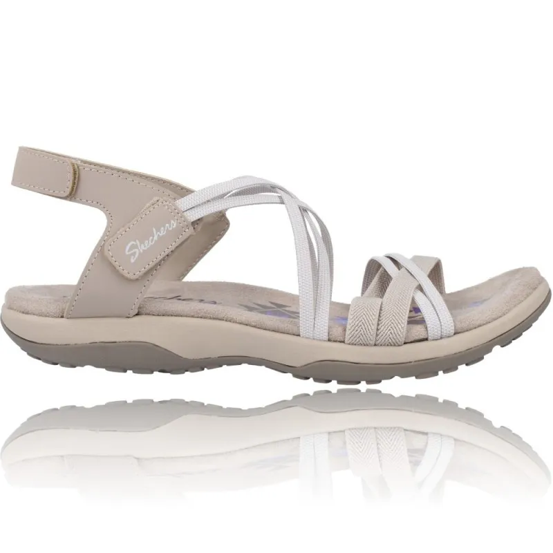 SANDALIAS DEPORTIVAS MUJER DE SKECHERS REGGAE SLIM 163112  CALZADOS VESGA