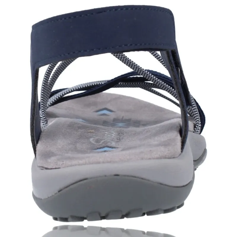 SANDALIAS DEPORTIVAS MUJER DE SKECHERS REGGAE SLIM 163112  CALZADOS VESGA
