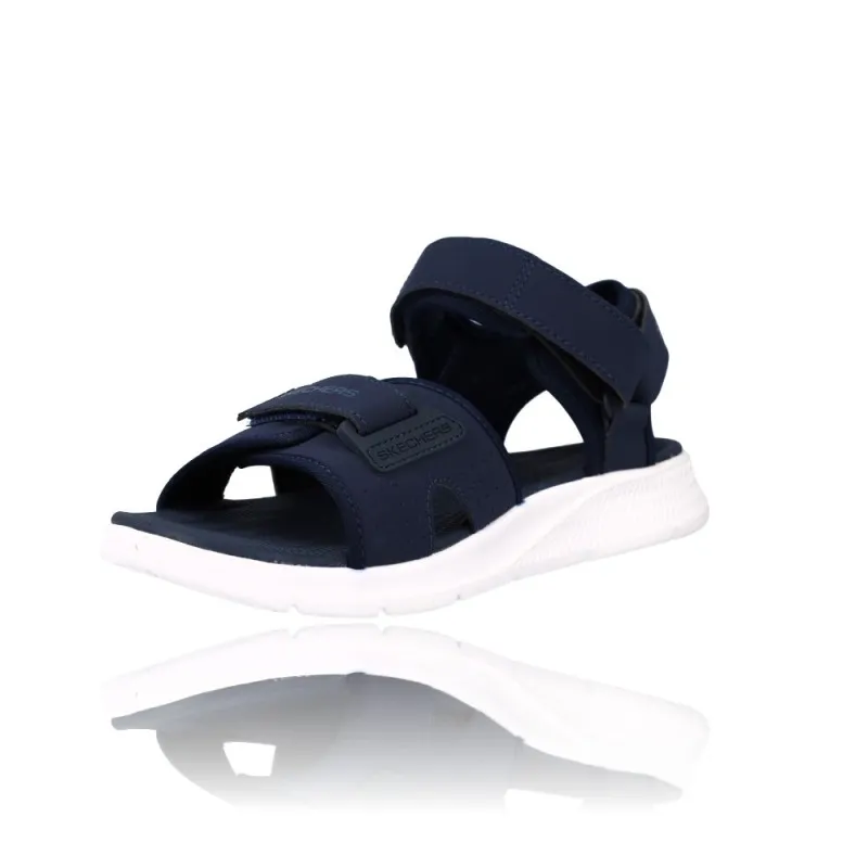 SANDALIAS HOMBRES SKECHERS 229097 GO CONSISTENT SANDAL TRIBUTARY  CóMODAS Y LIGERAS