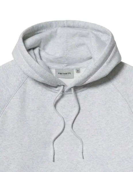 SUDADERA CAPUCHA CARHARTT CHASE SWEAT ASH HEATHER / GOLD
