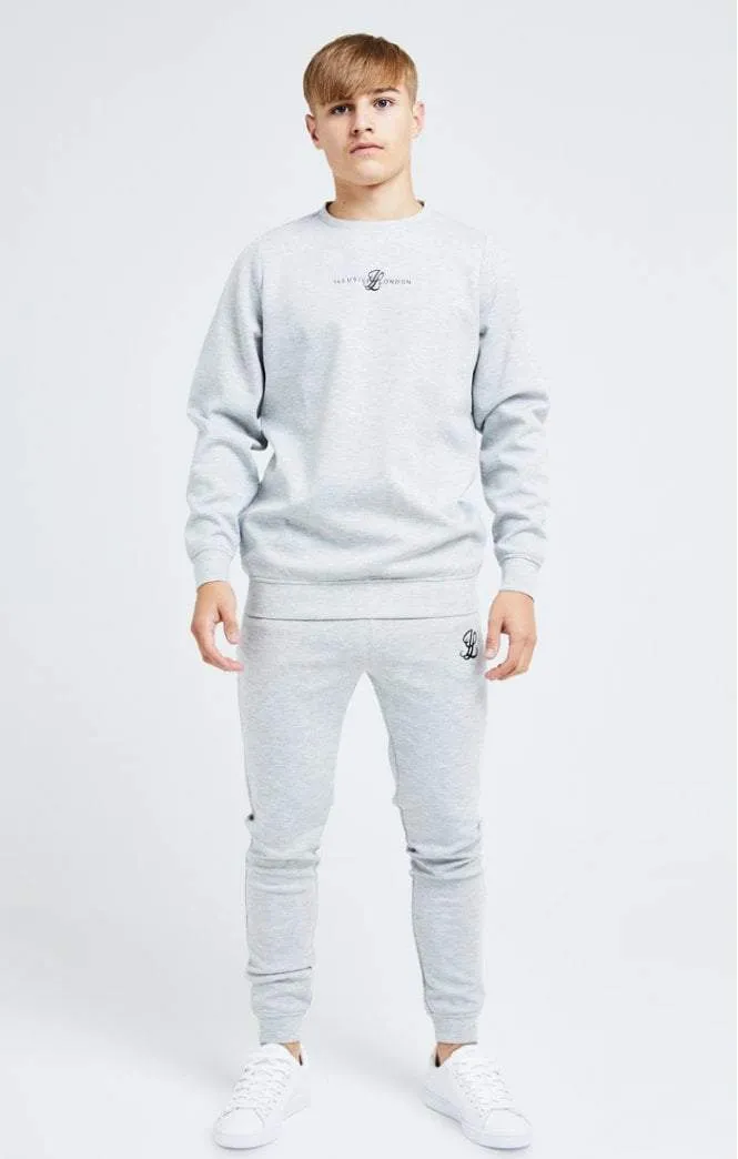 SUDADERA CHANDAL ILLUSIVE LONDON GRIS  ILK0601