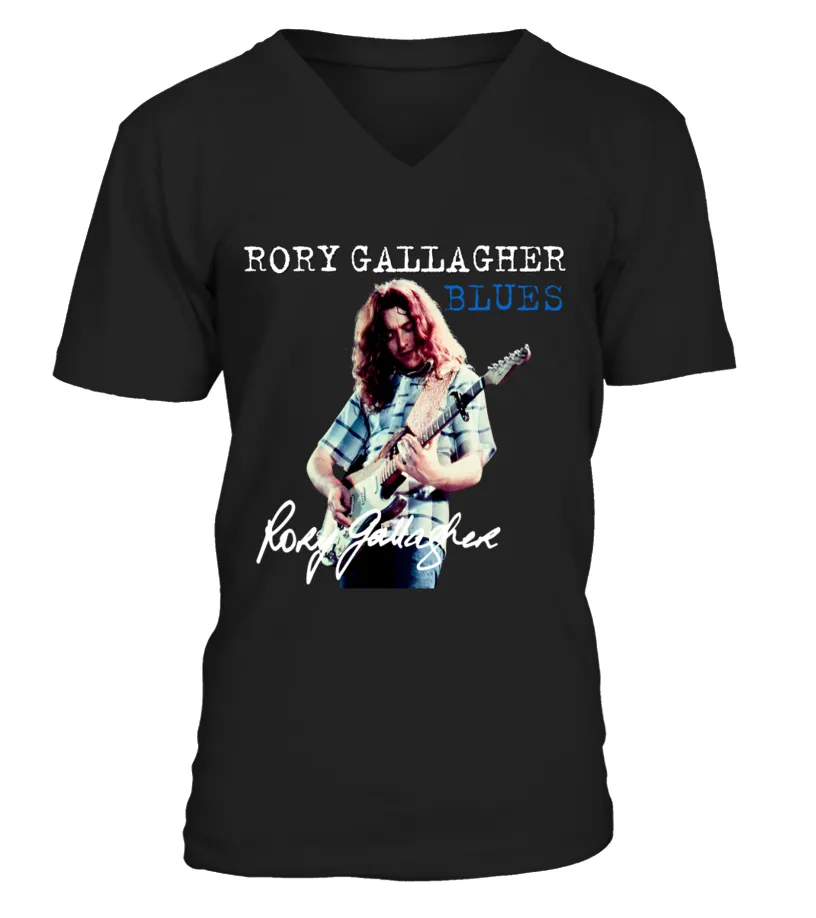 TSHIRT UNISEXE RORY GALLAGHER BLUES TAILLE S à 5XL UNISEXE HOMMES LL113 BK CAMISETA CUELLO EN V UNISEX