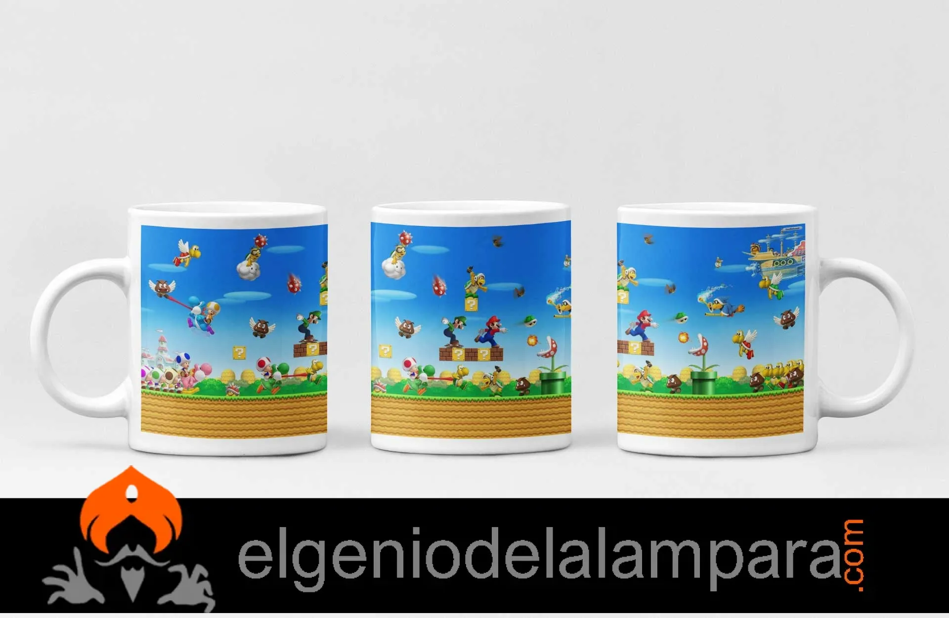 Taza partida Super Mario