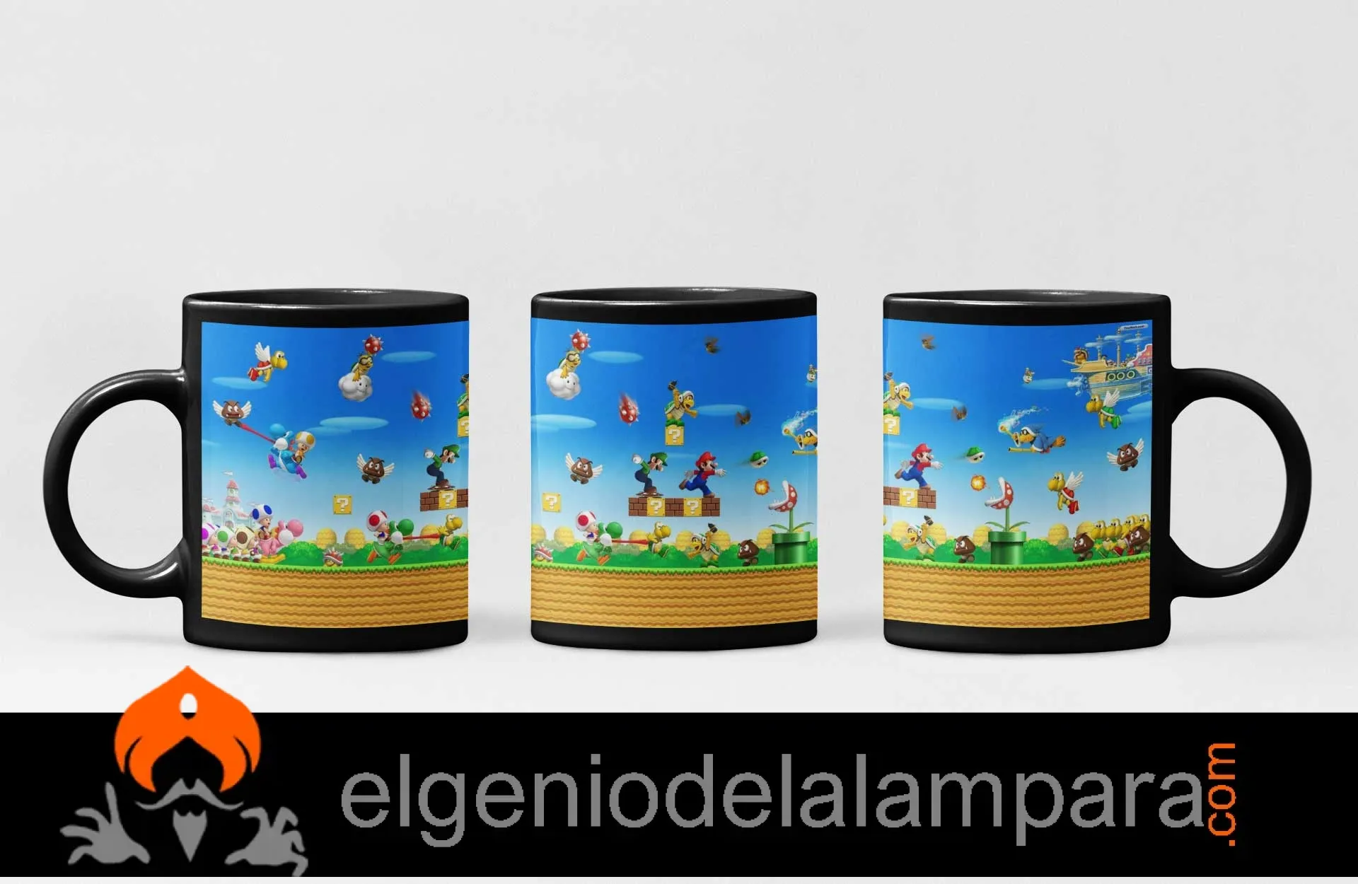 Taza partida Super Mario