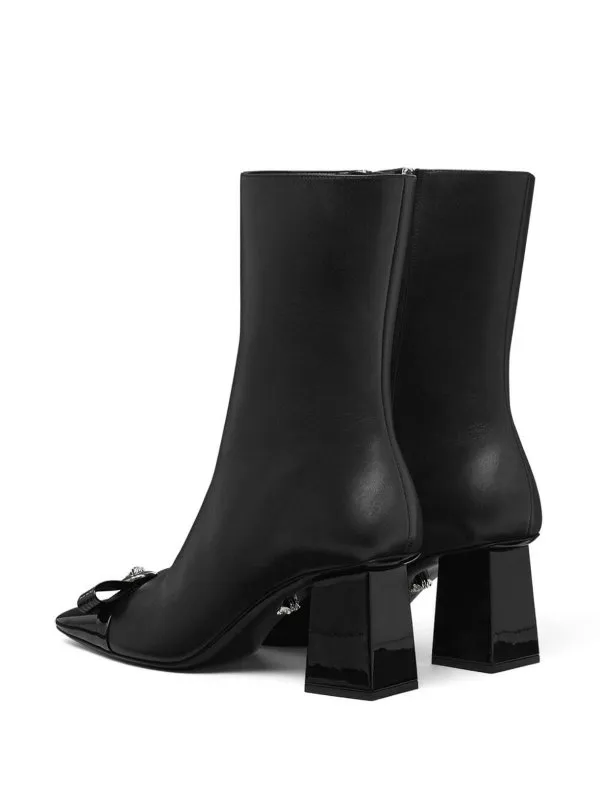VERSACE BOTINES  NEGRO