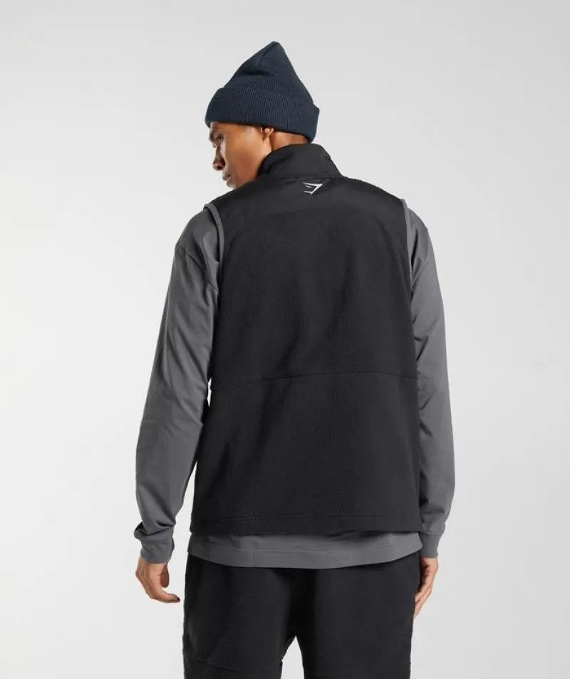 VESTS GYMSHARK VIBES VEST NEGROS | 835204LRY