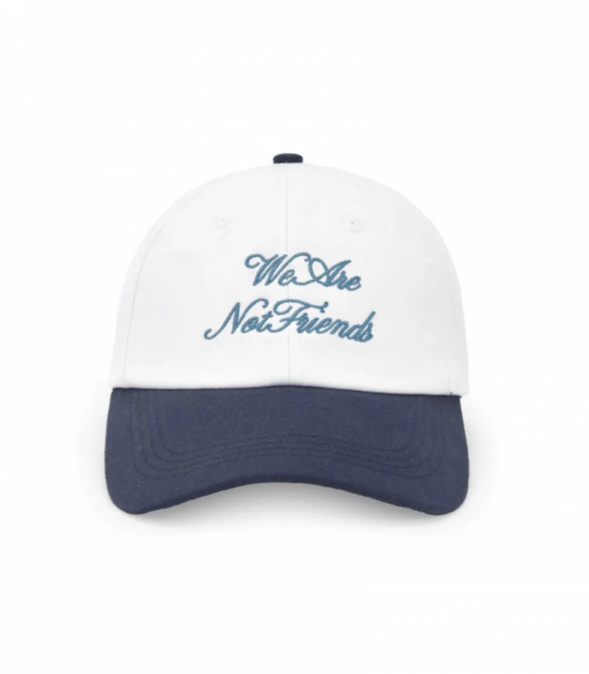 WE ARE NOT FRIENDS  GORRA UNISEX BLANCA  MEDITERRANEAN CLUB HAT
