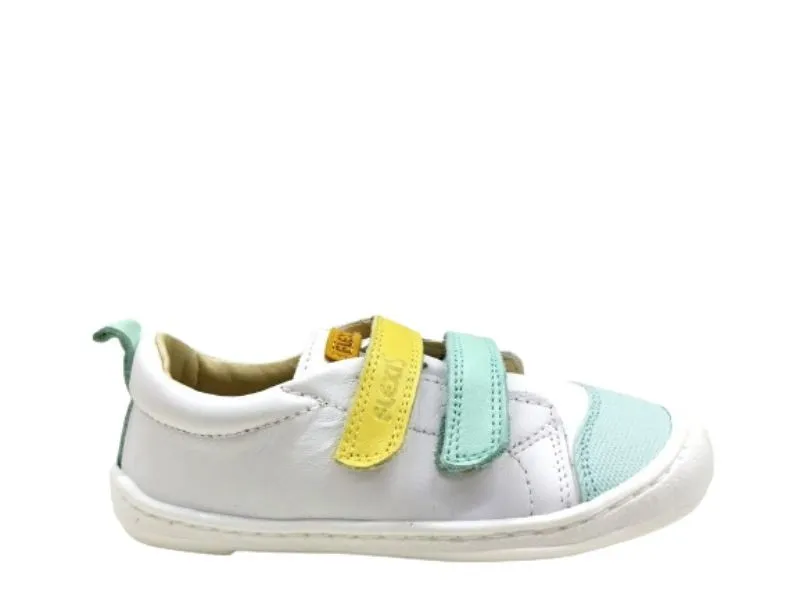 ZAPATILLA DE PIEL RESPETUOSA NENS EN COLOR BLANCO 9000 R