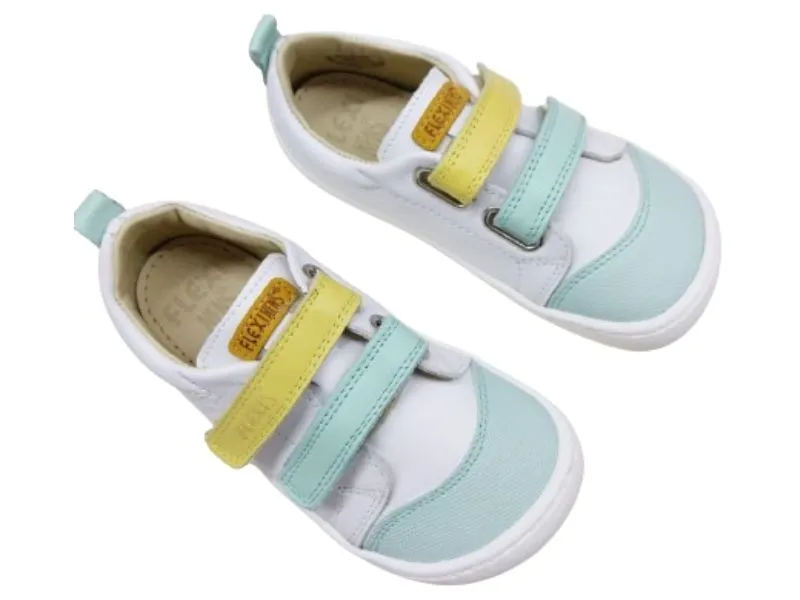 ZAPATILLA DE PIEL RESPETUOSA NENS EN COLOR BLANCO 9000 R