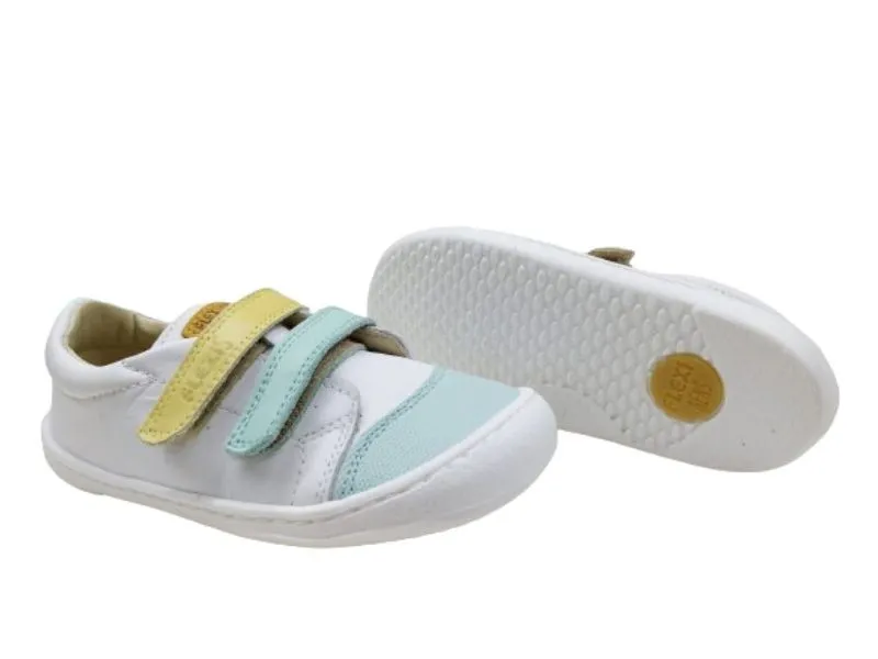 ZAPATILLA DE PIEL RESPETUOSA NENS EN COLOR BLANCO 9000 R