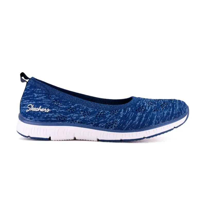 ZAPATO BALERINA SKECHERS BECOOL IN THE MOMENT NAVY