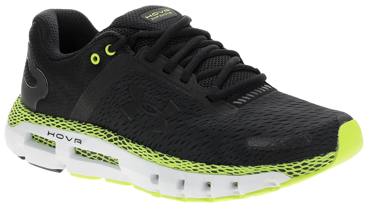 ZAPATOS UNDER ARMOUR HOVR INFINITE 2  002/BLACK/GREEN CITRINE/BLACK  MEN´S