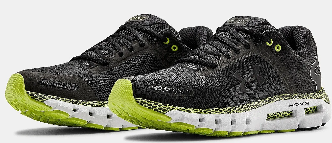 ZAPATOS UNDER ARMOUR HOVR INFINITE 2  002/BLACK/GREEN CITRINE/BLACK  MEN´S