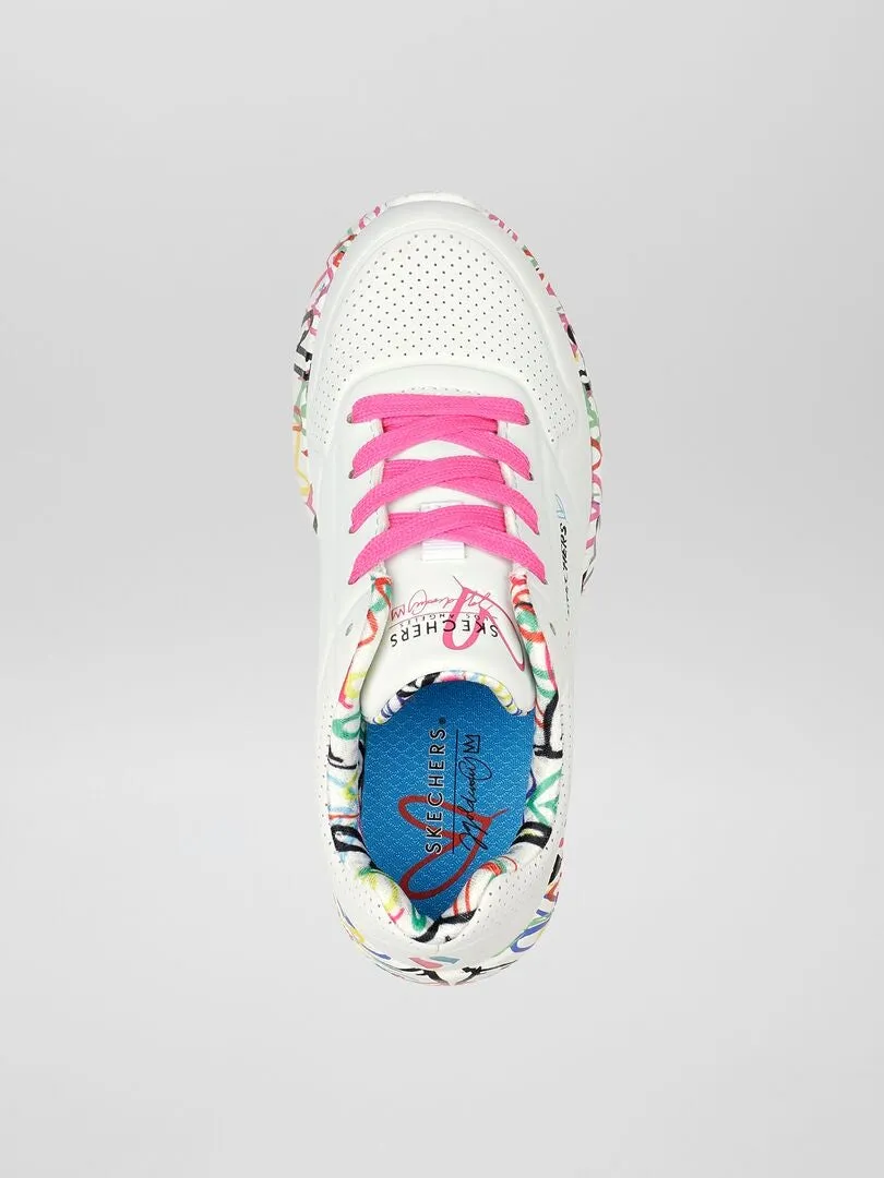 ZAPATOS 'SKECHERS STREET¿ UNO LITE  LOVELY LUV'  BLANCO